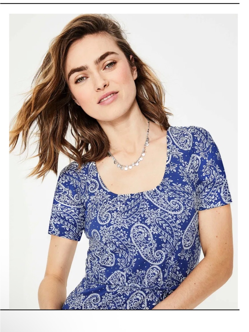 BODEN Elspeth Jersey Dress 2R - Picture 2 of 14